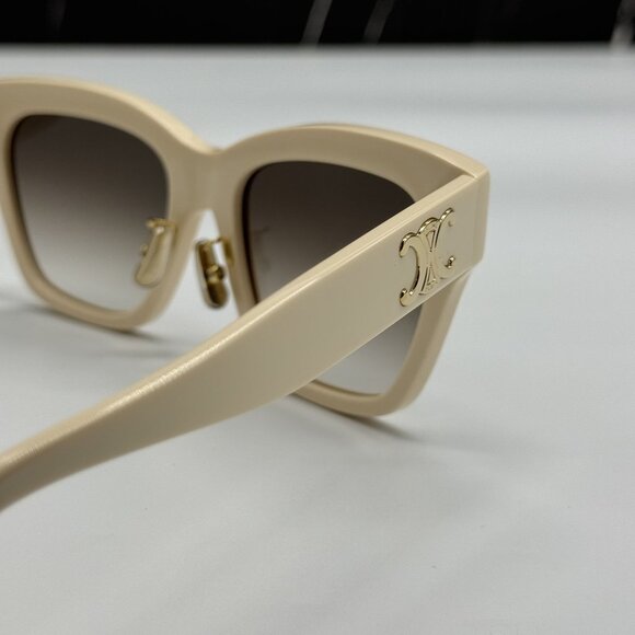 NEW CELINE CL40253F 25F IVORY WOMEN SUNGLASSES CELINE - Picture 5 of 10